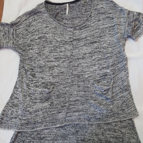 Free People Melange High Low Sweater - Picture 7 of 9